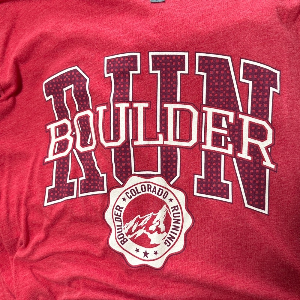 Red RUN Boulder Long Sleeve Shirt